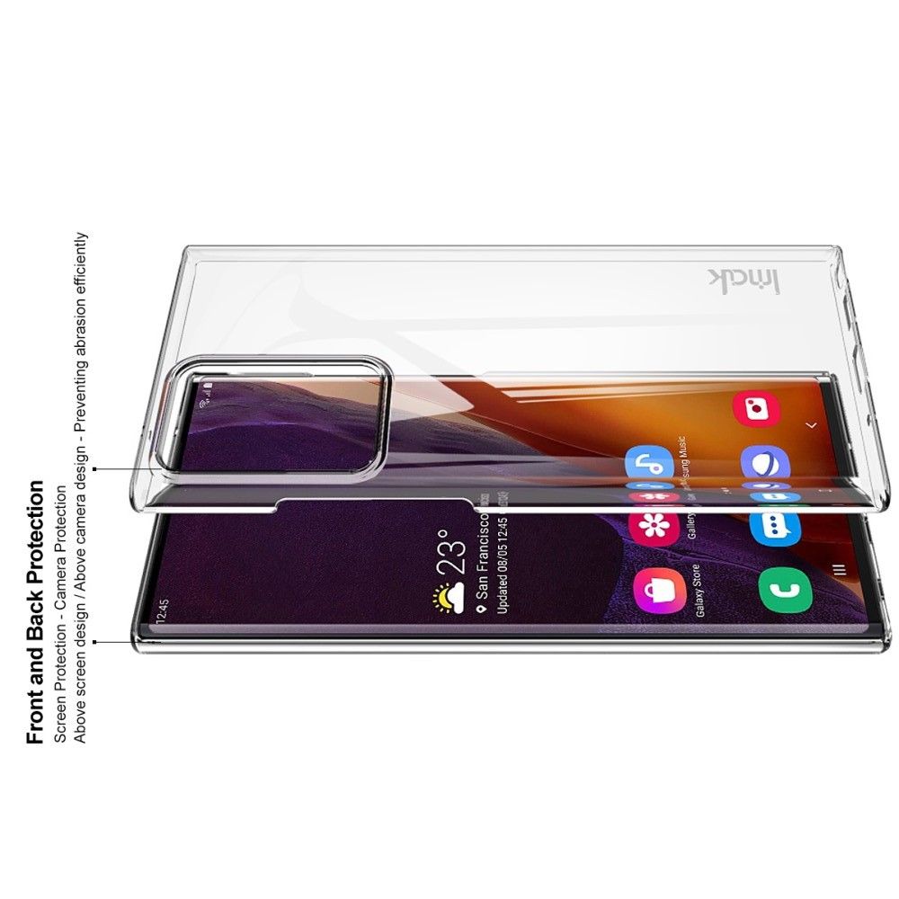 Пластиковый Жесткий Прозрачный Корпус IMAK Чехол для Samsung Galaxy Note 20 Ultra