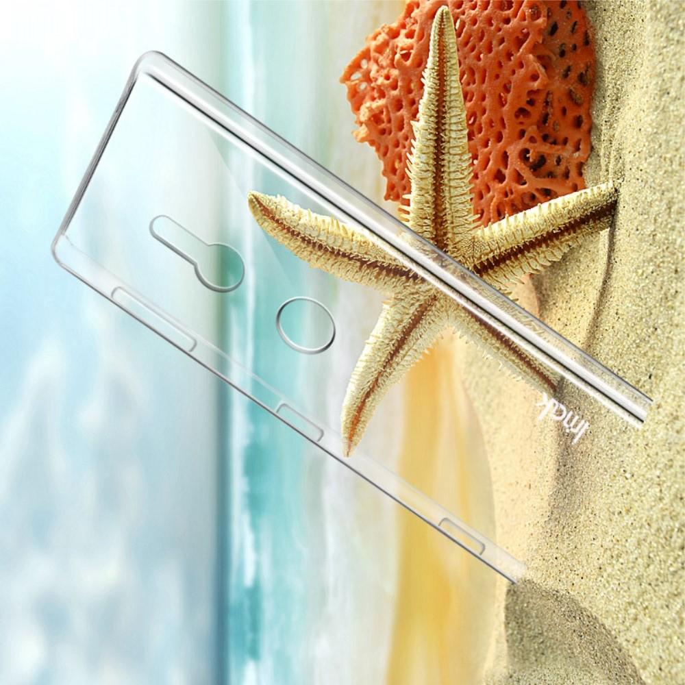 Пластиковый Жесткий Прозрачный Корпус IMAK Чехол для Sony Xperia XZ2