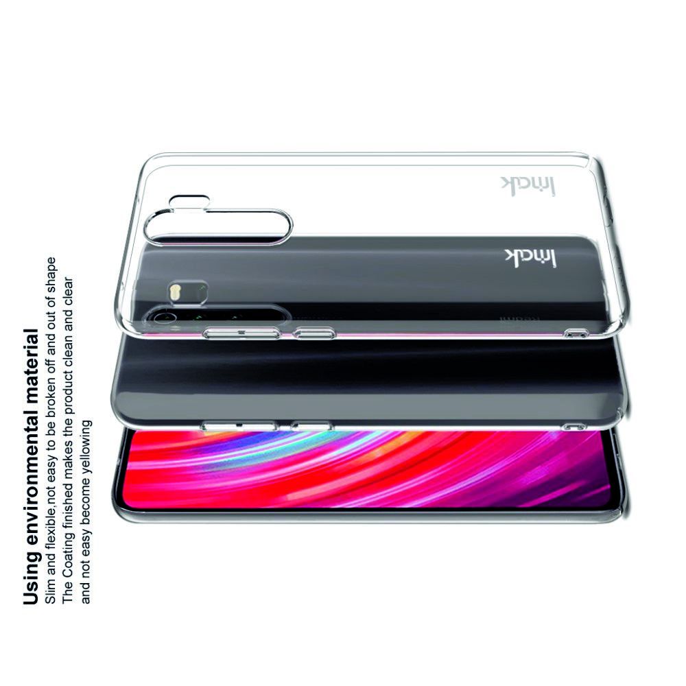 Пластиковый Жесткий Прозрачный Корпус IMAK Чехол для Xiaomi Redmi Note 8 Pro