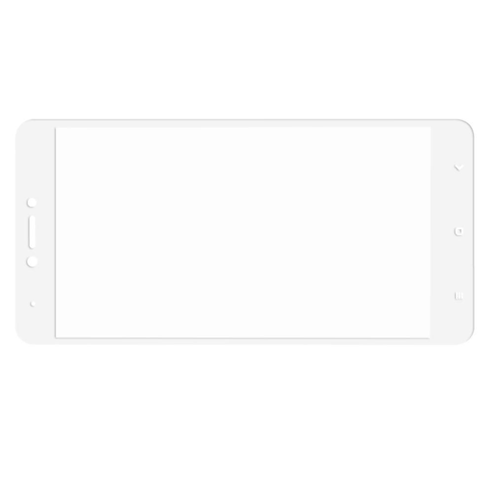 Полноэкранное Закаленное Олеофобное DF Full Screen Защитное Стекло Белое для Xiaomi Redmi 4X