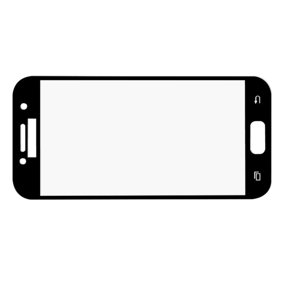 Полноэкранное Закаленное Олеофобное DF Full Screen Защитное Стекло Черное для Samsung Galaxy A3 2017 SM-A320F