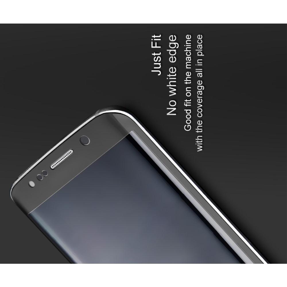 Полноэкранное Закаленное Олеофобное DF Full Screen Защитное Стекло Черное для Samsung Galaxy S10