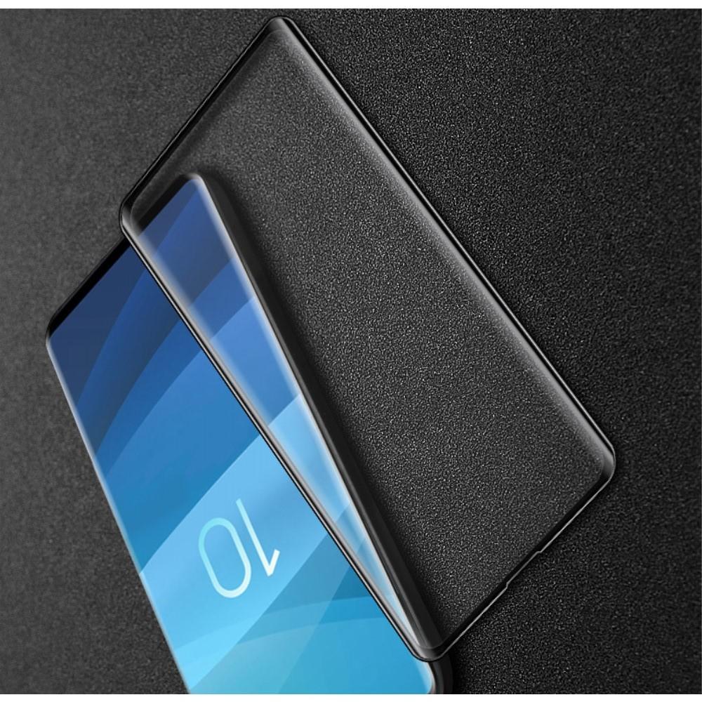Полноэкранное Закаленное Олеофобное DF Full Screen Защитное Стекло Черное для Samsung Galaxy S10