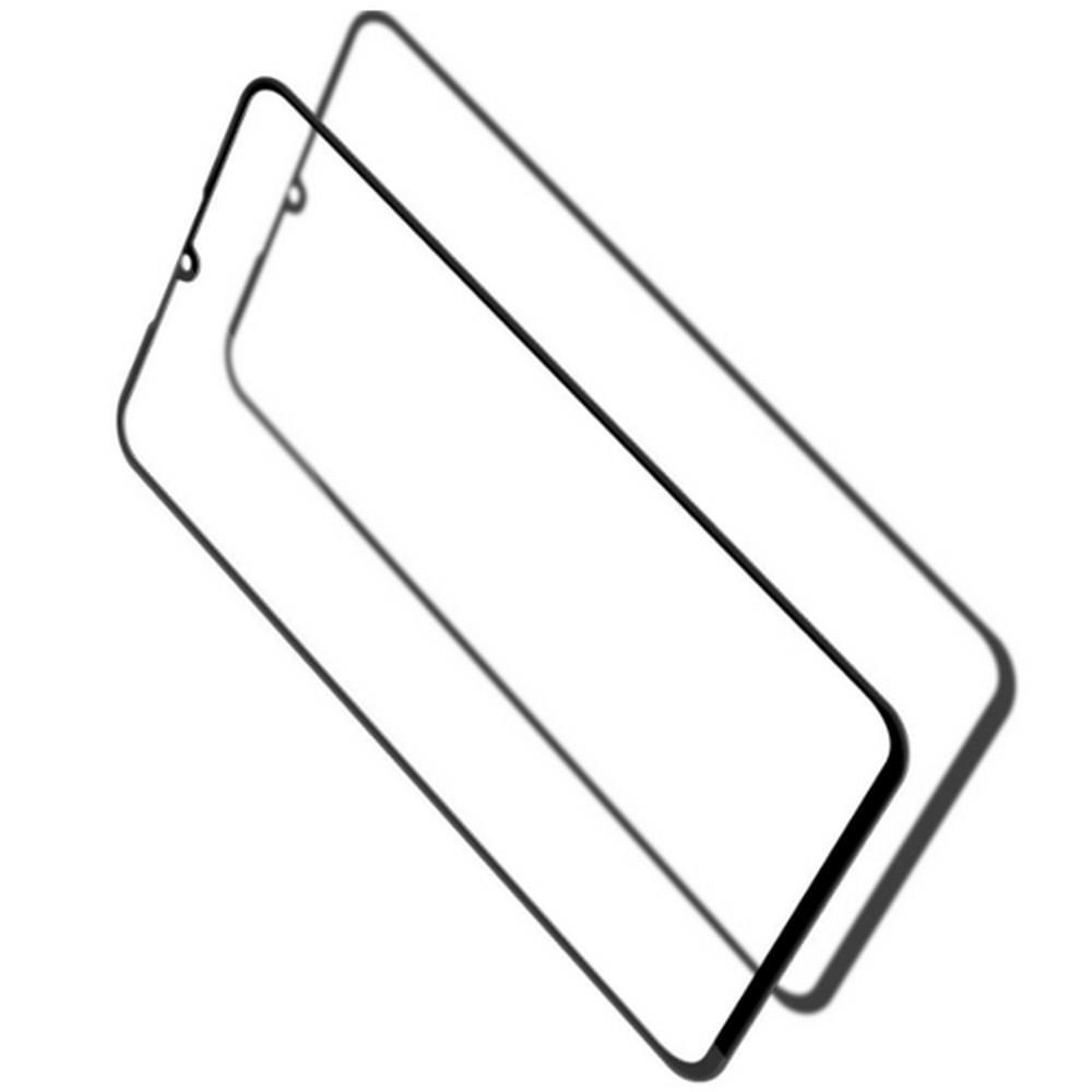 Полноклеевое Full Glue Cover DF Черное Защитное Стекло на Экран Xiaomi Mi 9 SE