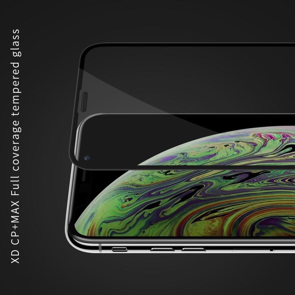Полноразмерное Изогнутое Закаленное NILLKIN 3D CP+ Черное Стекло для iPhone 11