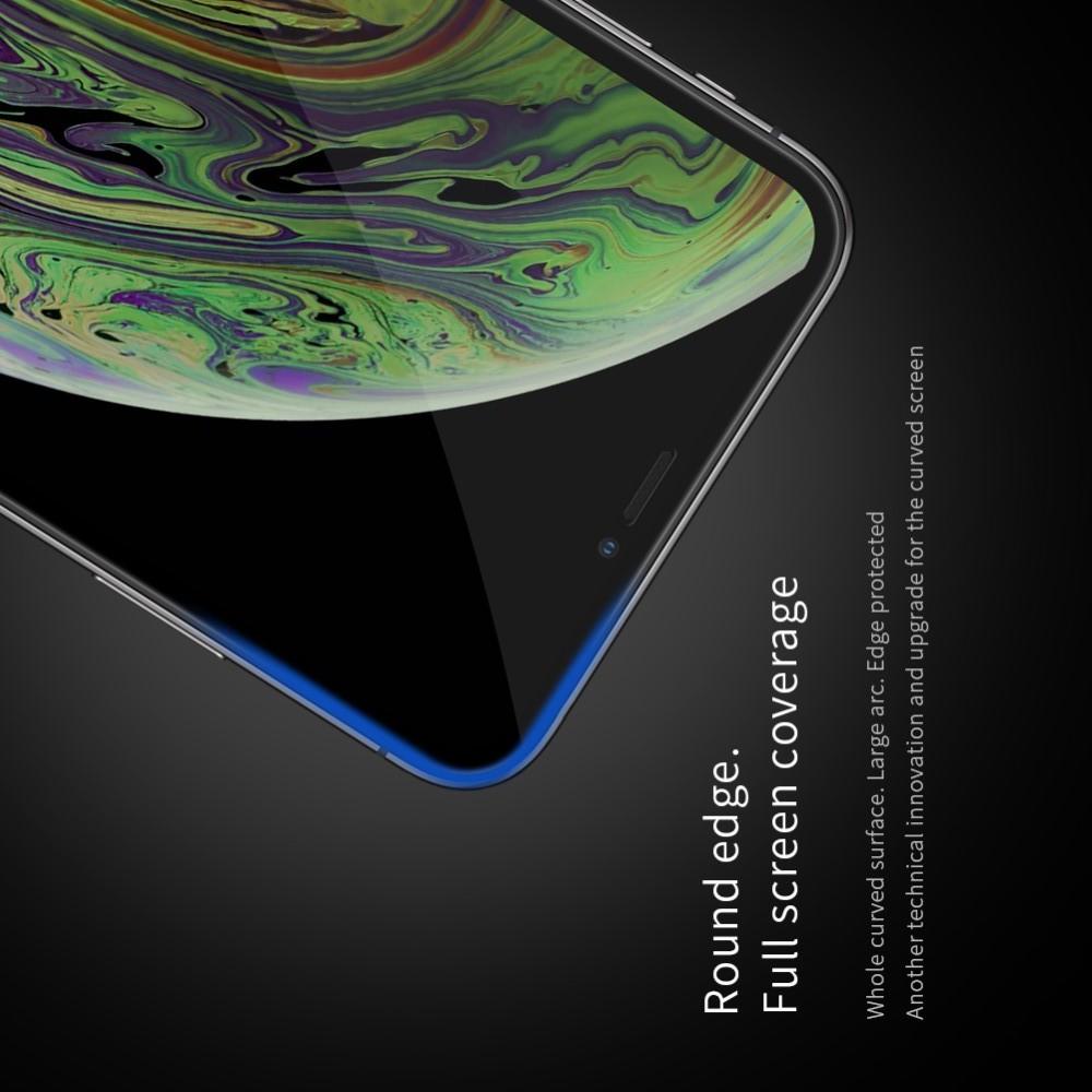Полноразмерное Изогнутое Закаленное NILLKIN 3D CP+ Черное Стекло для iPhone 11