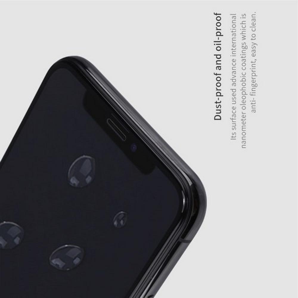 Полноразмерное Изогнутое Закаленное NILLKIN 3D CP+ Черное Стекло для iPhone XS Max