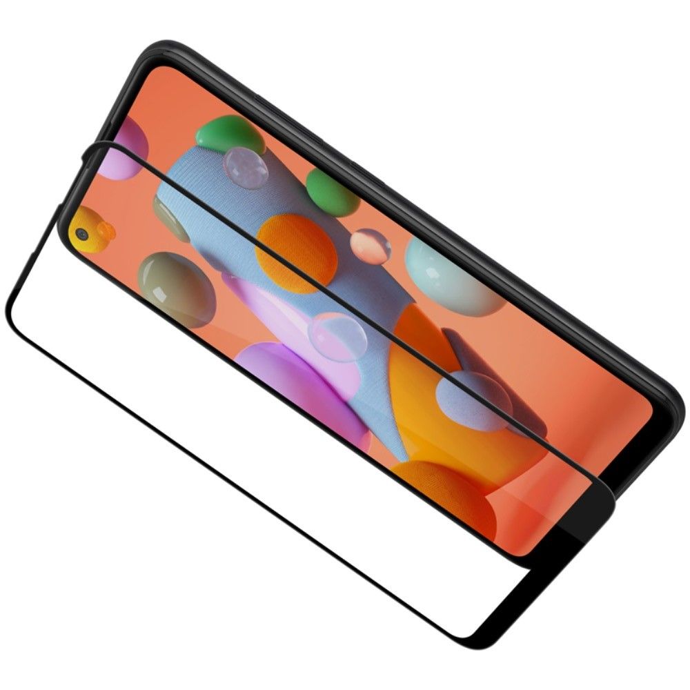 Полноразмерное Изогнутое Закаленное NILLKIN CP+ Прозрачное Стекло для Samsung Galaxy A11
