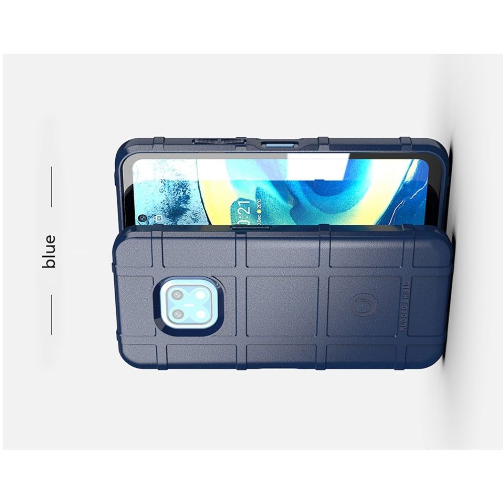 Противоударный прозрачный кейс с силиконовым бампером для Nokia XR20 Зеленый