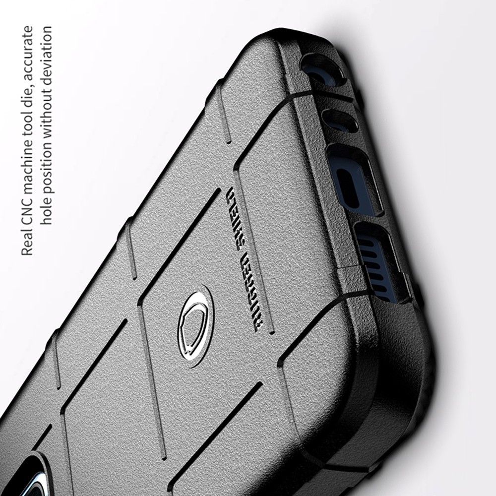 Противоударный прозрачный кейс с силиконовым бампером для Nokia XR20 Черный
