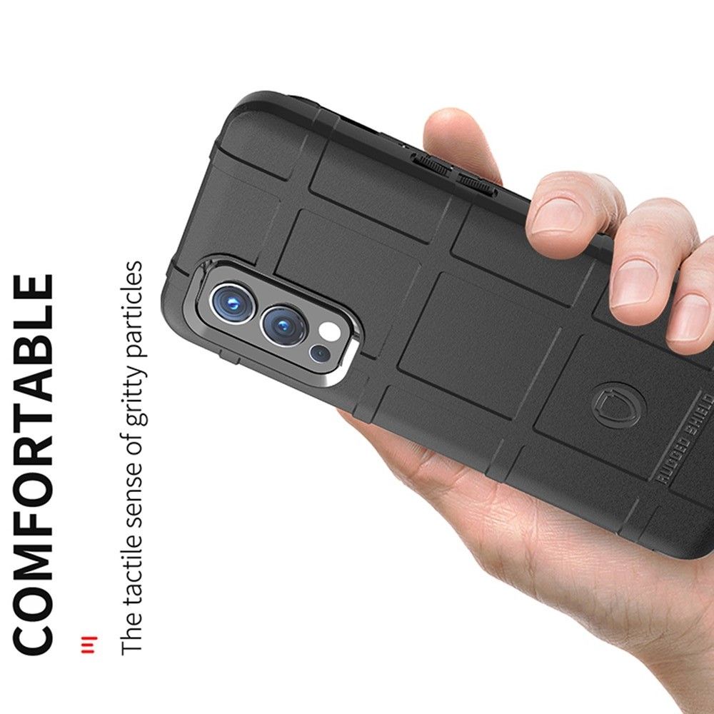 Противоударный прозрачный кейс с силиконовым бампером для OnePlus Nord 2 5G Черный
