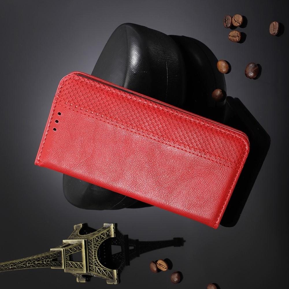 PU Кожаный Чехол Автоматическое Закрывание Подставка и Кошелёк для Huawei Honor 9X Pro / Honor 9X Красный