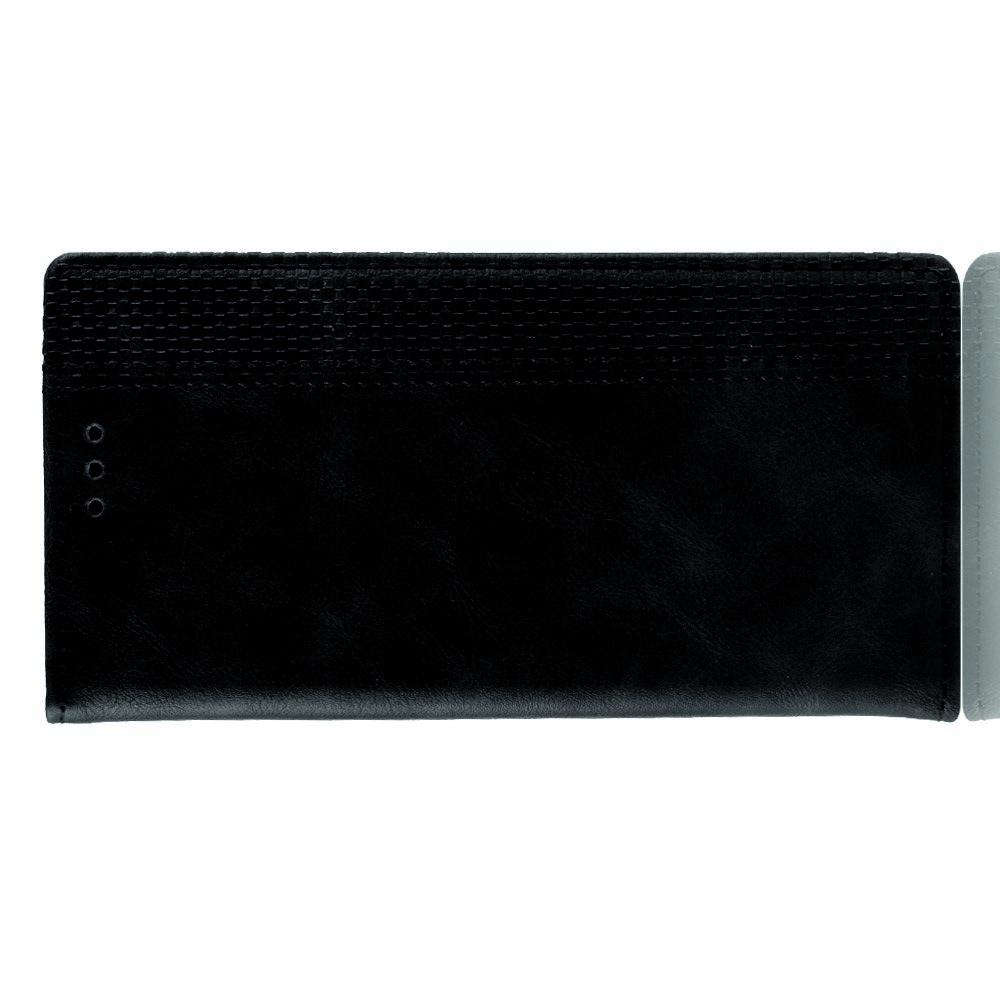 PU Кожаный Чехол Автоматическое Закрывание Подставка и Кошелёк для Samsung Galaxy M30s Черный
