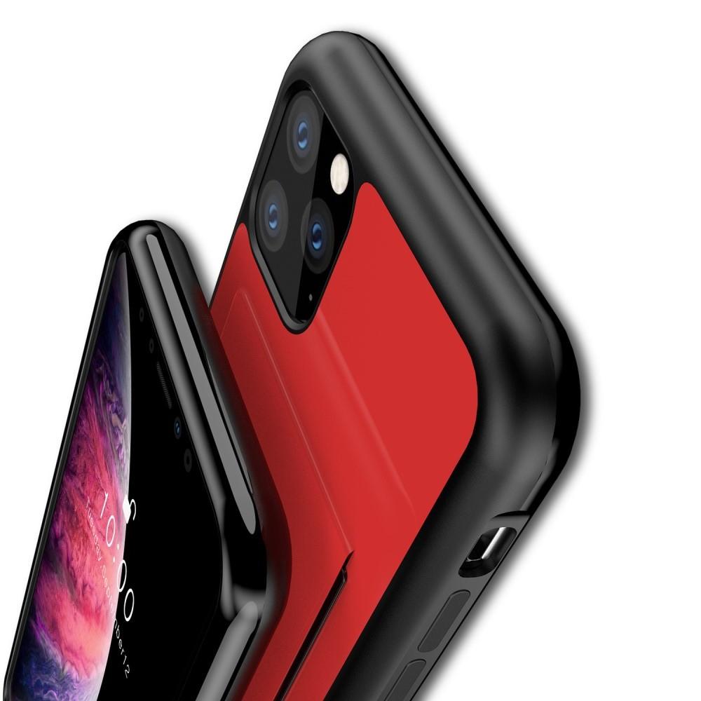 PU Кожаный Чехол для Телефона Dux Ducis Skin Lite для iPhone 11 Pro Противоскользящий Ударопрочный Красный