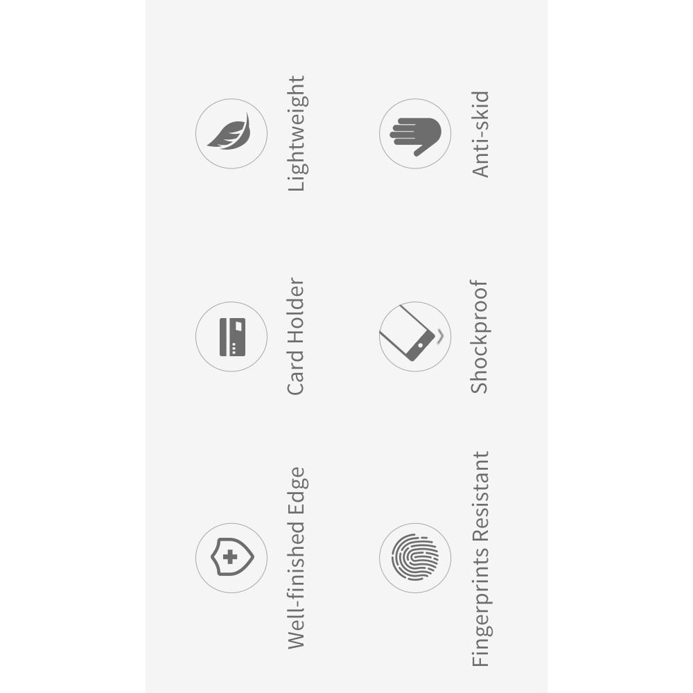 PU Кожаный Чехол для Телефона Dux Ducis Skin Lite для iPhone 11 Противоскользящий Ударопрочный Черный