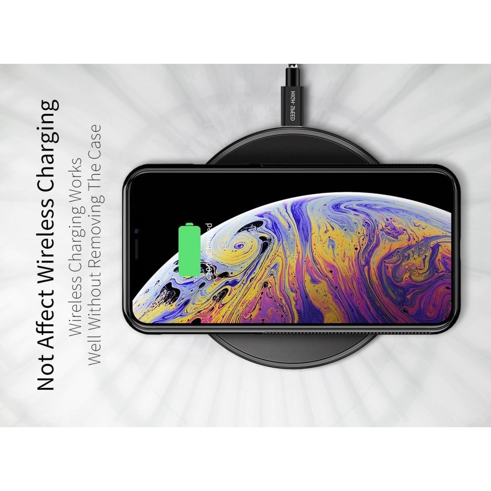 PU Кожаный Чехол для Телефона Dux Ducis Skin Lite для iPhone 11 Противоскользящий Ударопрочный Черный