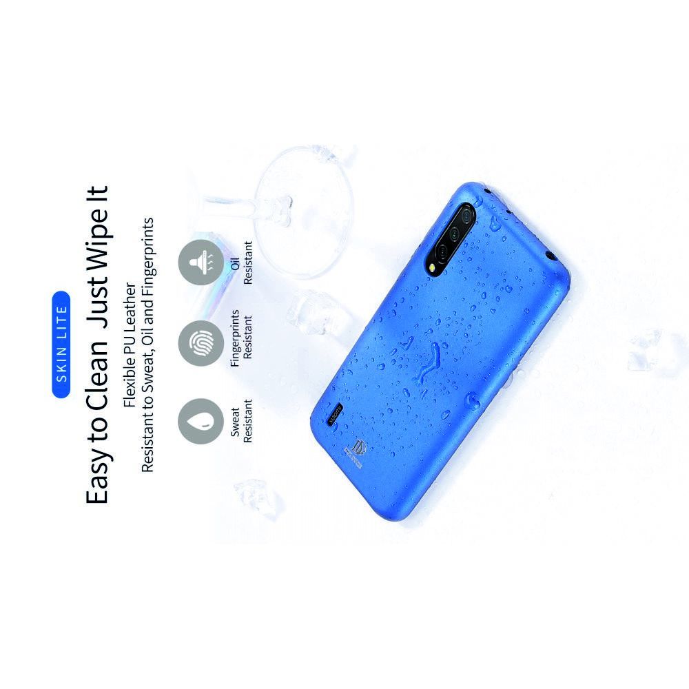 PU Кожаный Чехол для Телефона Dux Ducis Skin Lite для Xiaomi Mi 9 Lite Противоскользящий Ударопрочный Черный