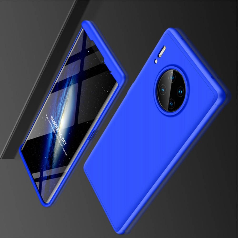 Съемный 360 GKK Матовый Жесткий Пластиковый Чехол для Huawei Mate 30 Pro Синий / Черный