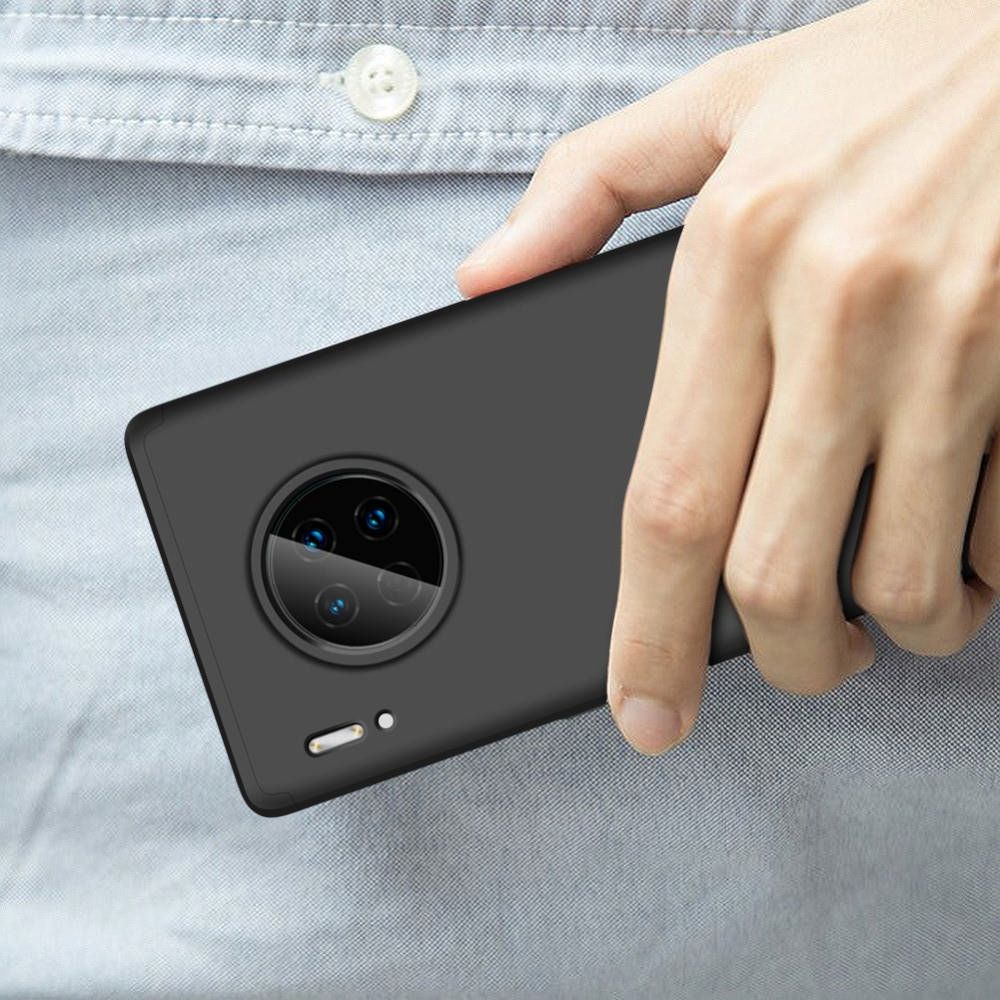 Съемный 360 GKK Матовый Жесткий Пластиковый Чехол для Huawei Mate 30 Pro Черный