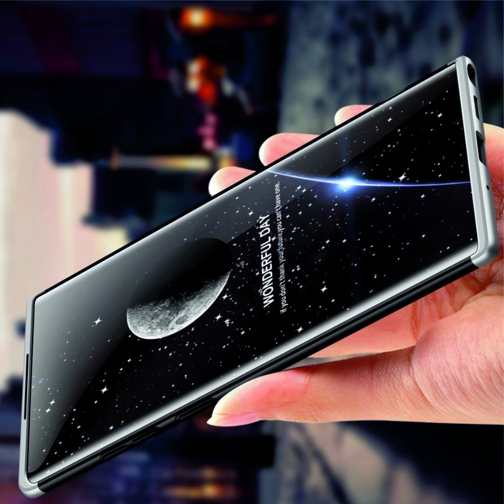 Съемный 360 GKK Матовый Жесткий Пластиковый Чехол для Samsung Galaxy Note 10 Plus Красный / Черный