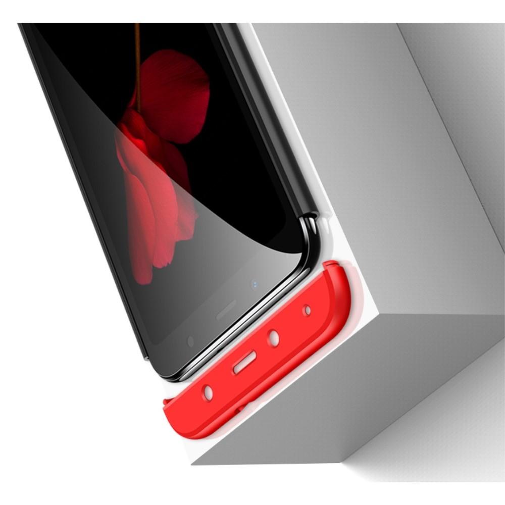 Съемный 360 GKK Матовый Жесткий Пластиковый Чехол для Xiaomi Redmi 7A Синий / Черный