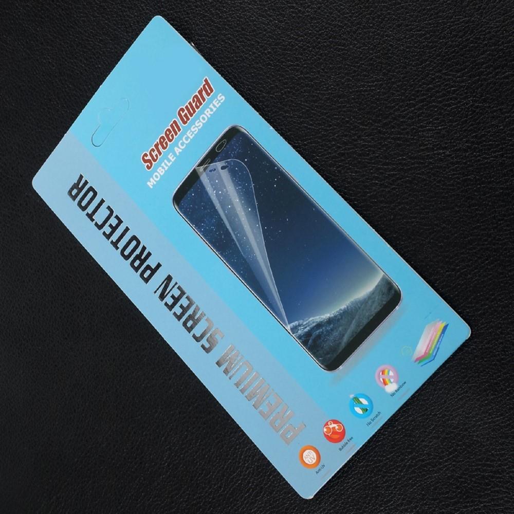 Силиконовая TPU Full Cover Защитная Пленка на Изогнутый Экран Samsung Galaxy Note 10 Plus Полное Покрытие