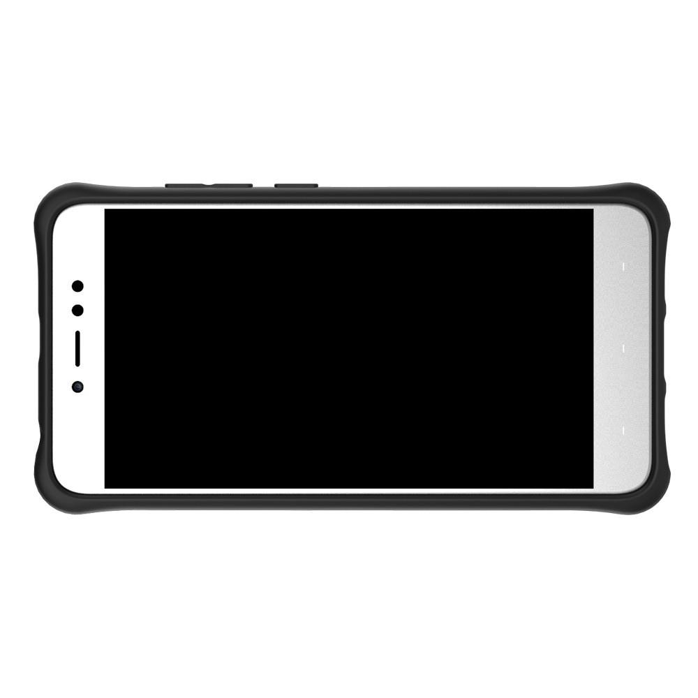 Силиконовый Гибридный Чехол с Усиленными Углами и Поворотной Подставкой для Xiaomi Redmi Note 5A Prime 3/32gb 4/64gb Серый