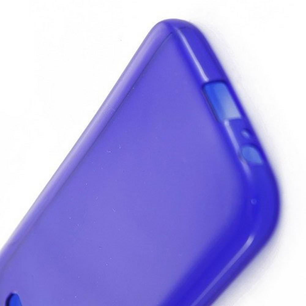 Силиконовый с Рисунком Гель Чехол для Samsung Galaxy A5 2017 SM-A520F Синий