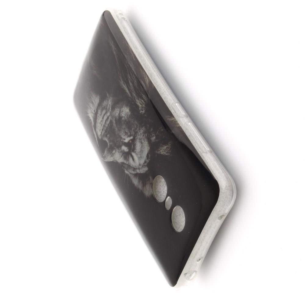 Силиконовый с Рисунком Гель Чехол для Xiaomi Redmi 5 Лев