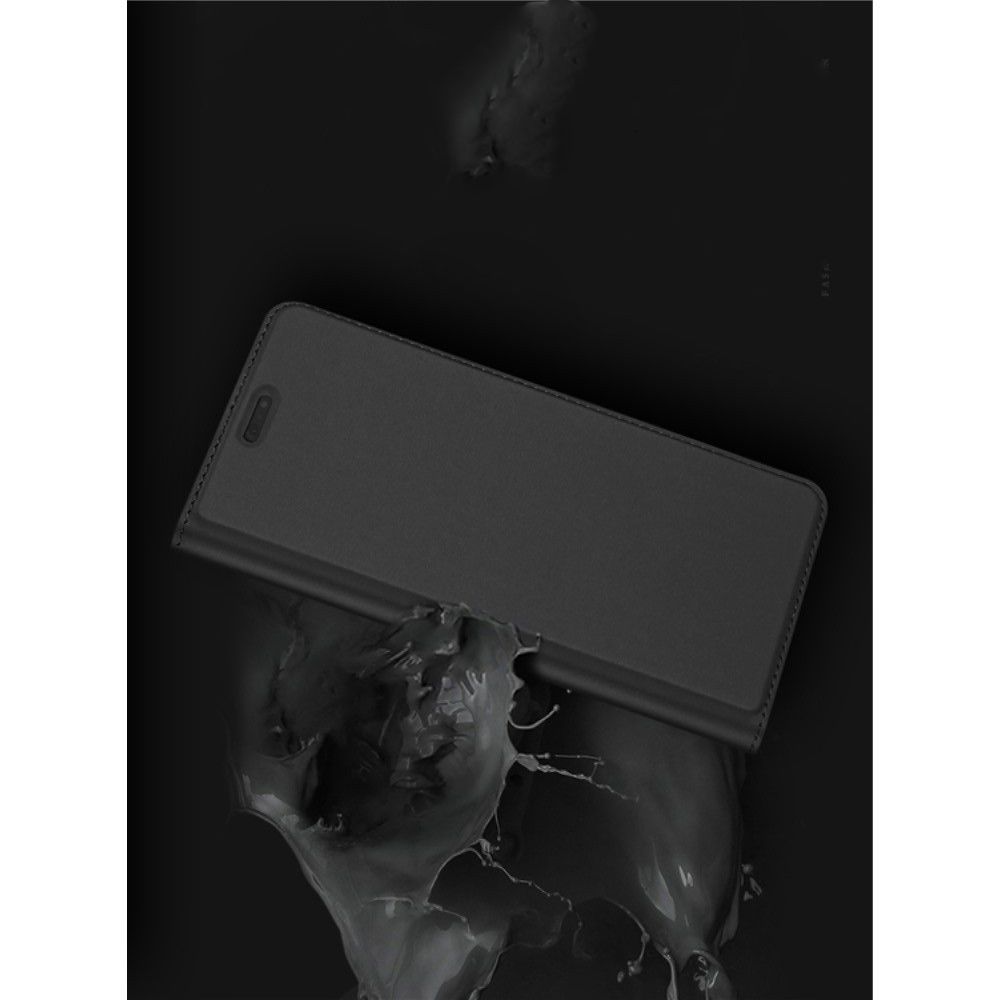 Тонкий Флип Чехол Книжка с Скрытым Магнитом и Отделением для Карты для Huawei P20 Pro Черный