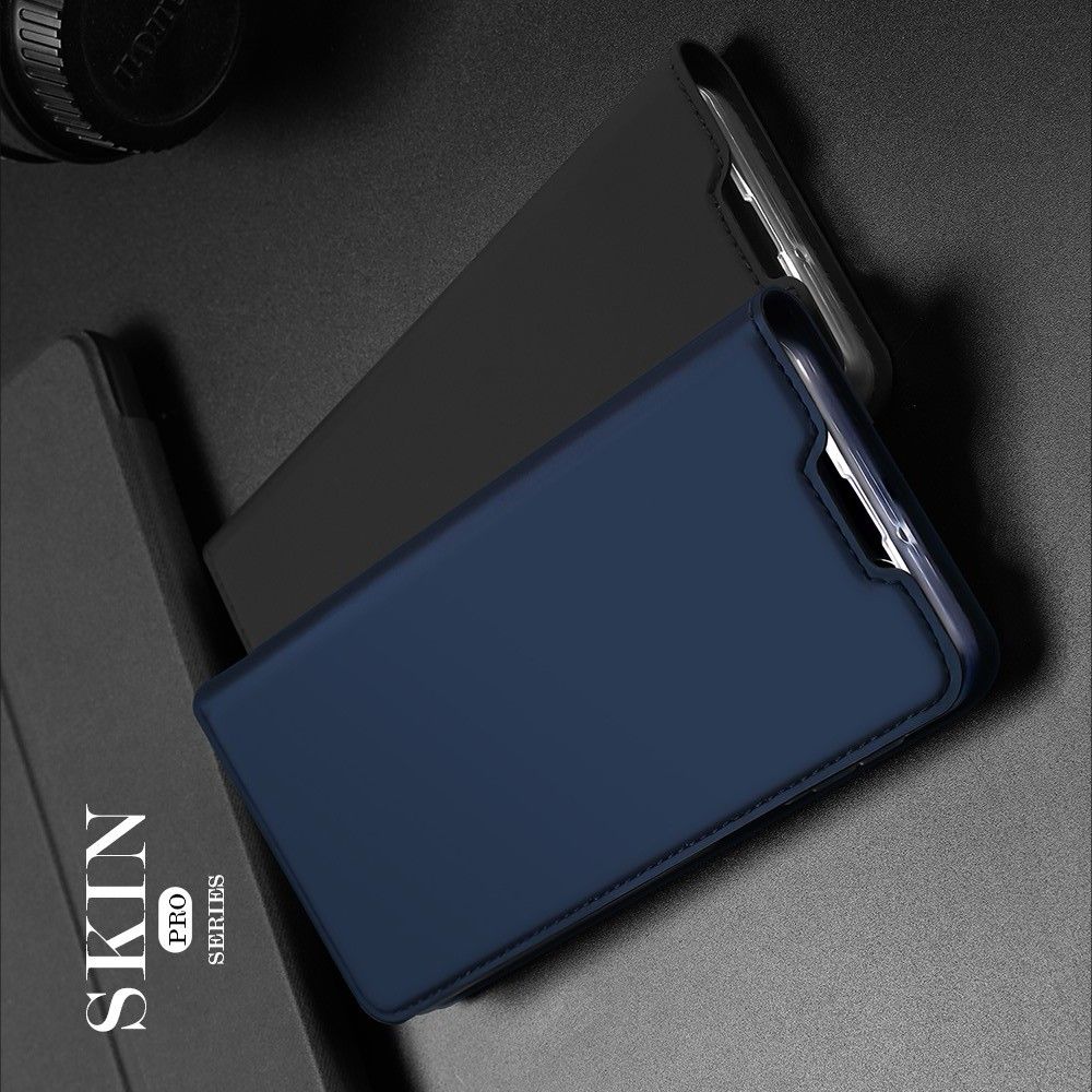 Тонкий Флип Чехол Книжка с Скрытым Магнитом и Отделением для Карты для Samsung Galaxy M31s Черный
