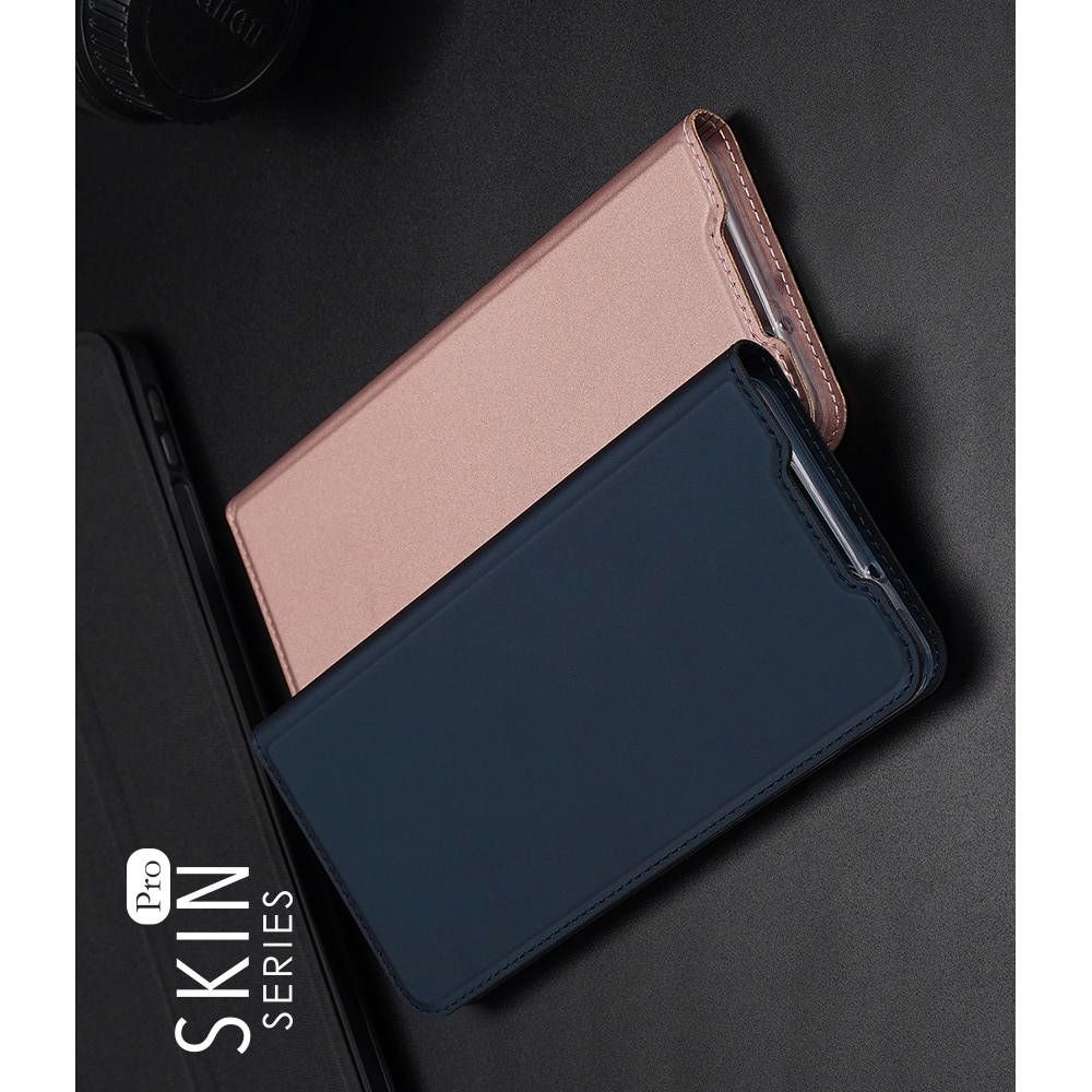 Тонкий Флип Чехол Книжка с Скрытым Магнитом и Отделением для Карты для Samsung Galaxy S20 Черный