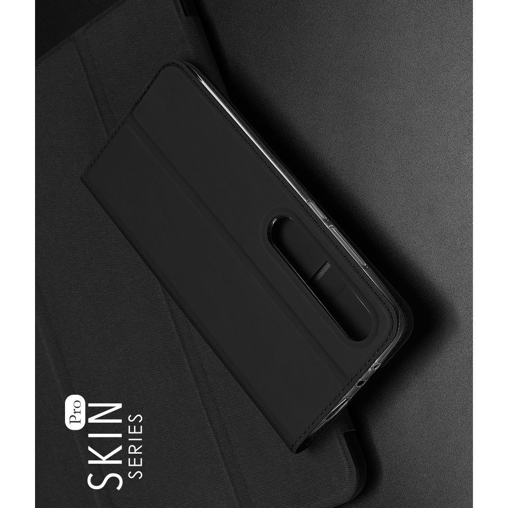 Тонкий Флип Чехол Книжка с Скрытым Магнитом и Отделением для Карты для Xiaomi Mi 10 / Mi 10 Pro / 10 Pro Синий
