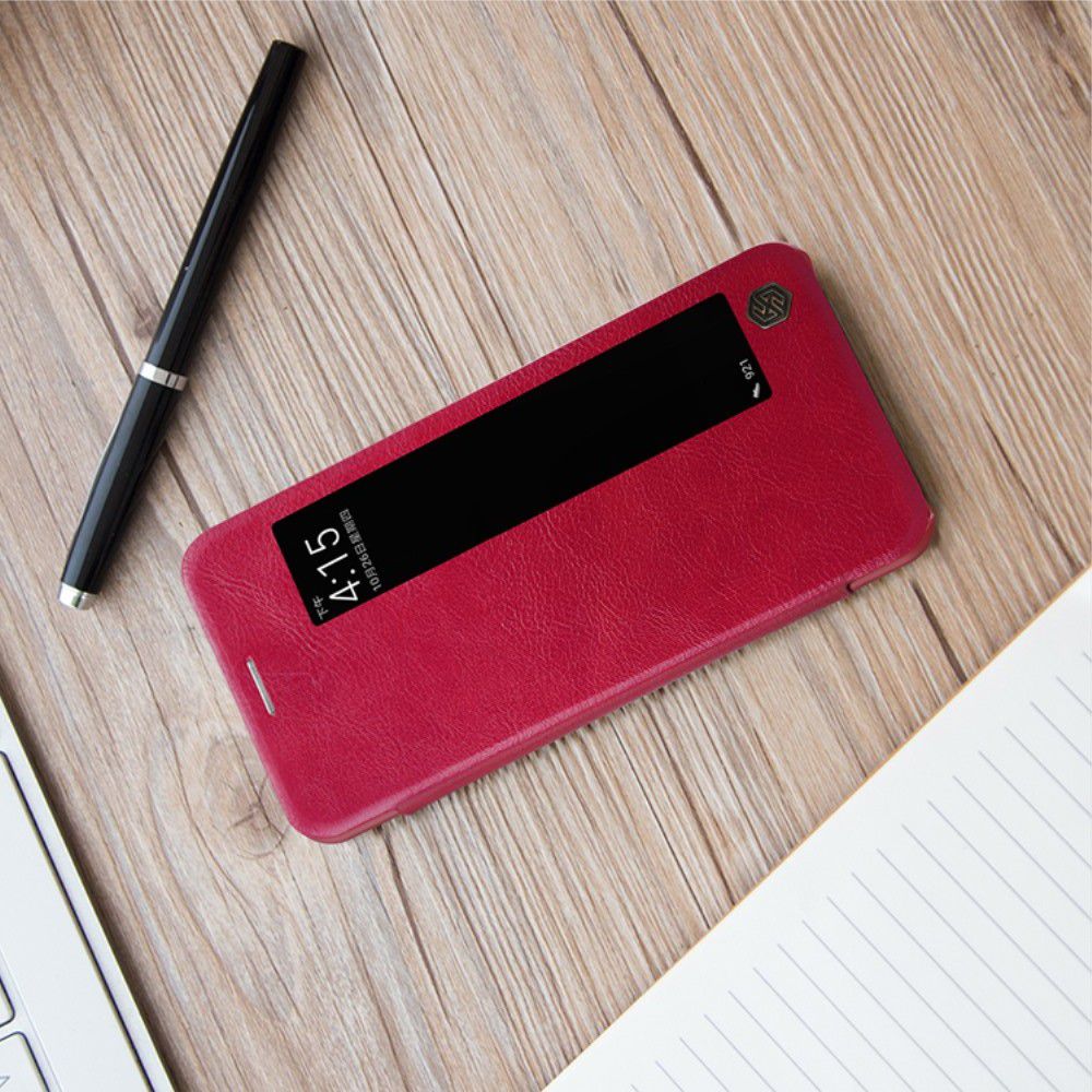Тонкий Флип NILLKIN Qin Чехол Книжка для Huawei P20 Pro Красный