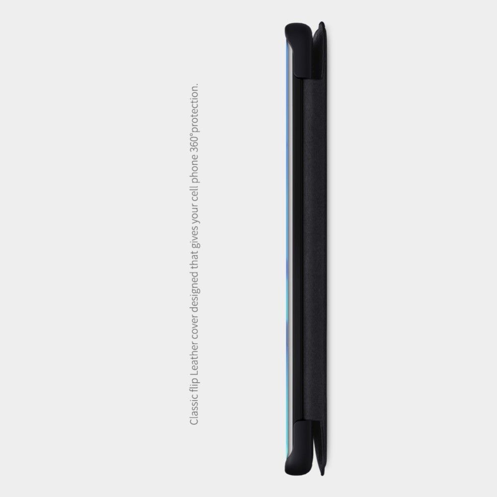 Тонкий Флип NILLKIN Qin Чехол Книжка для Huawei P40 Pro Черный