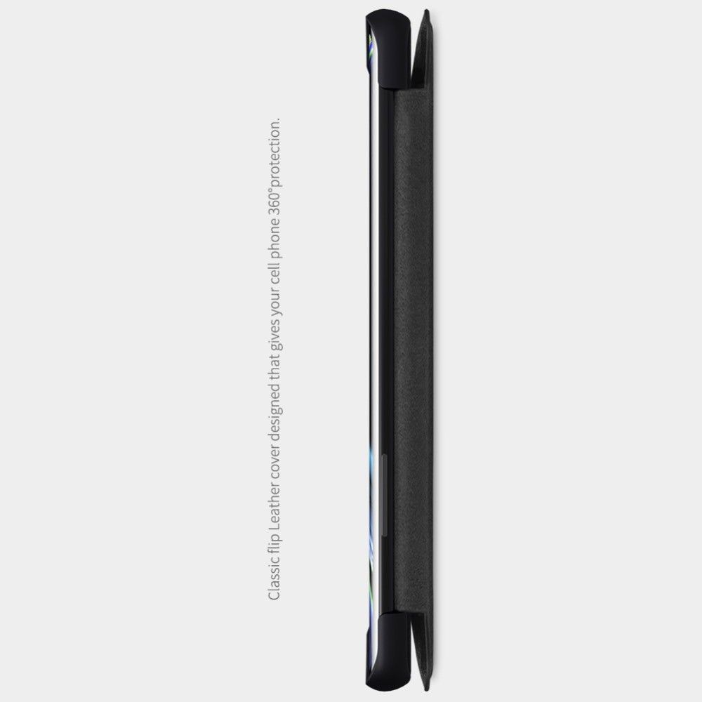 Тонкий Флип NILLKIN Qin Чехол Книжка для OnePlus 8 Pro Черный