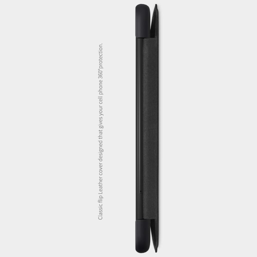 Тонкий Флип NILLKIN Qin Чехол Книжка для Samsung Galaxy A10 Черный