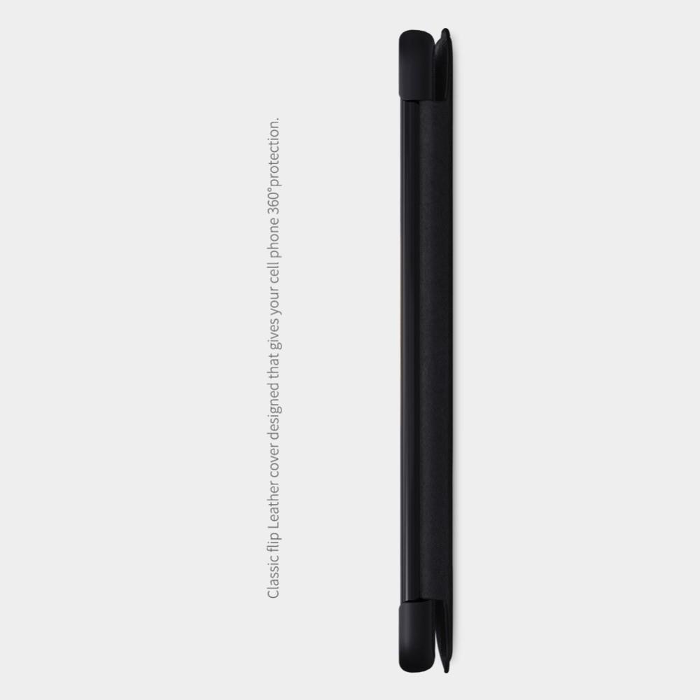 Тонкий Флип NILLKIN Qin Чехол Книжка для Samsung Galaxy A50 Черный