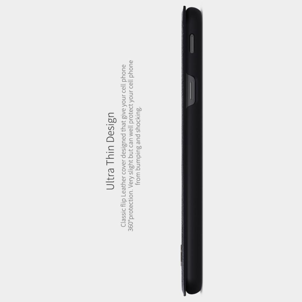 Тонкий Флип NILLKIN Qin Чехол Книжка для Samsung Galaxy J4 Core Черный