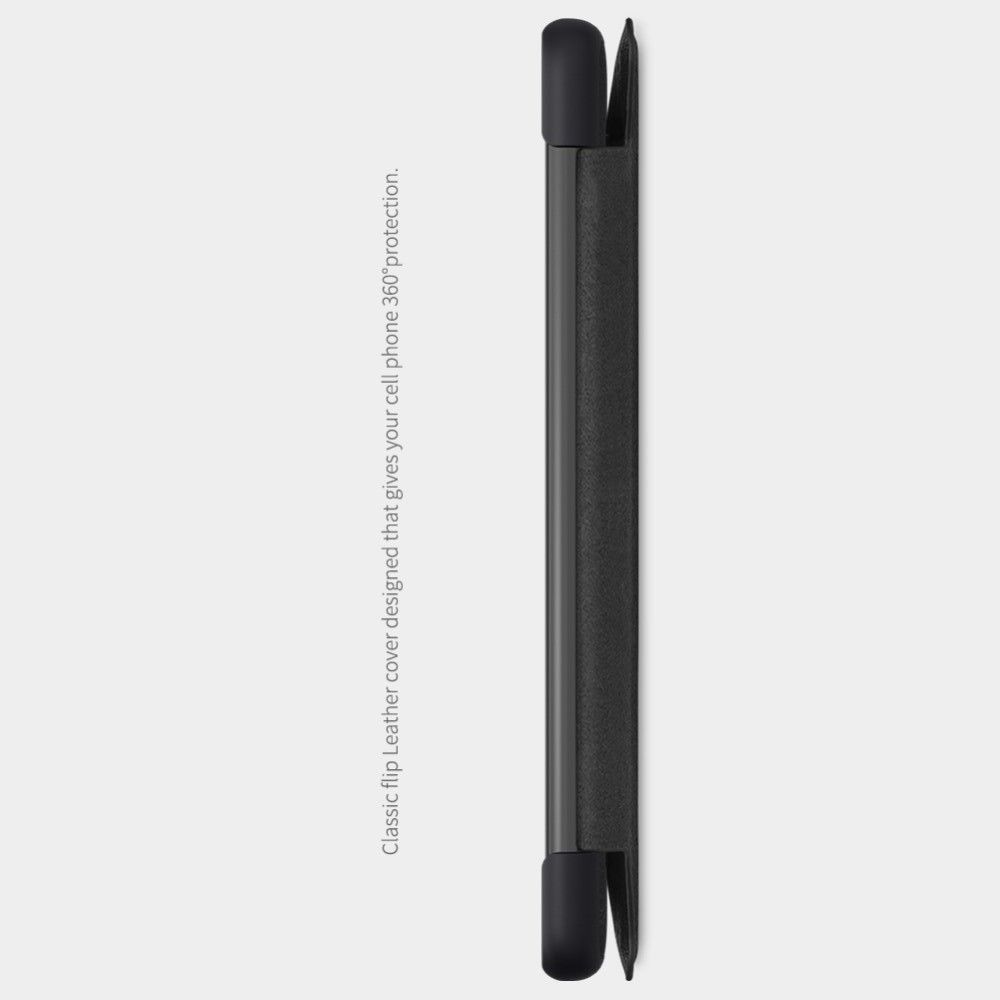 Тонкий Флип NILLKIN Qin Чехол Книжка для Samsung Galaxy M51 Черный