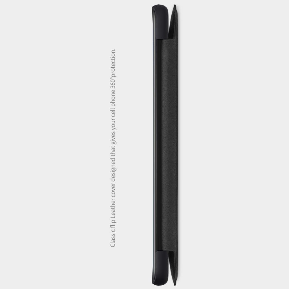 Тонкий Флип NILLKIN Qin Чехол Книжка для Samsung Galaxy S20 Коричневый