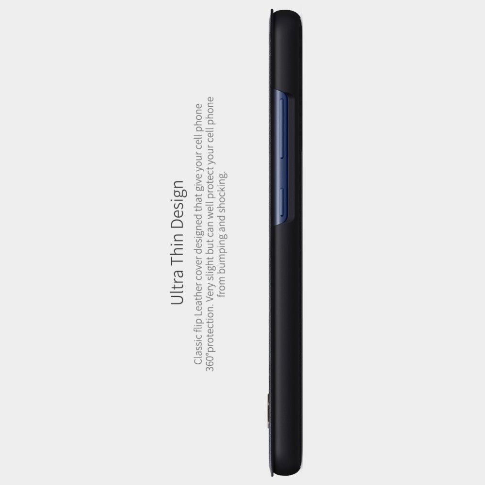 Тонкий Флип NILLKIN Qin Чехол Книжка для Samsung Galaxy S20 FE Коричневый