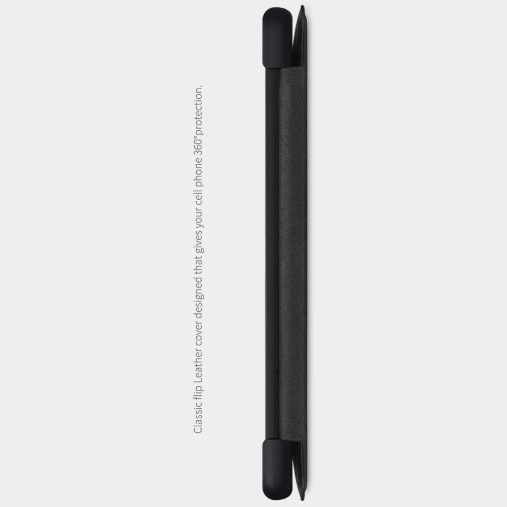 Тонкий Флип NILLKIN Qin Чехол Книжка для Samsung Galaxy S21 Черный