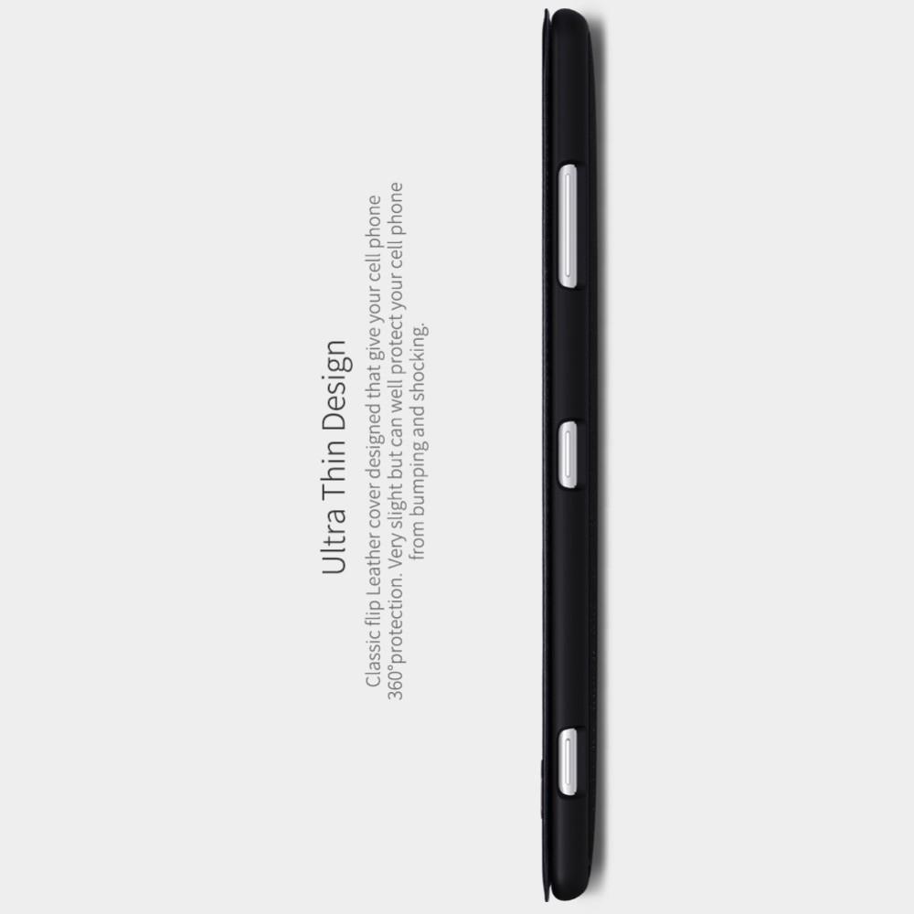 Тонкий Флип NILLKIN Qin Чехол Книжка для Sony Xperia XZ3 Черный
