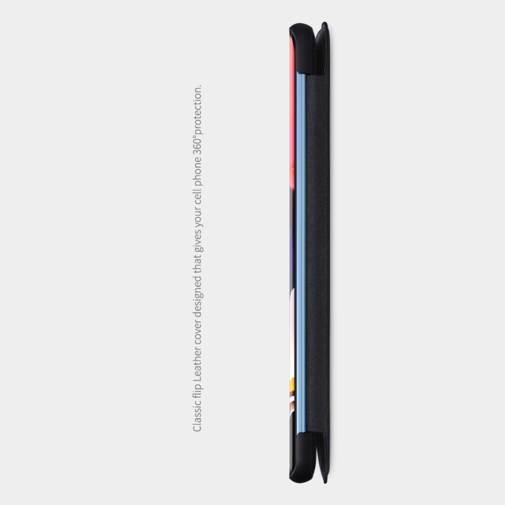 Тонкий Флип NILLKIN Qin Чехол Книжка для Xiaomi Mi 10 / Mi 10 Pro / 10 Pro Черный
