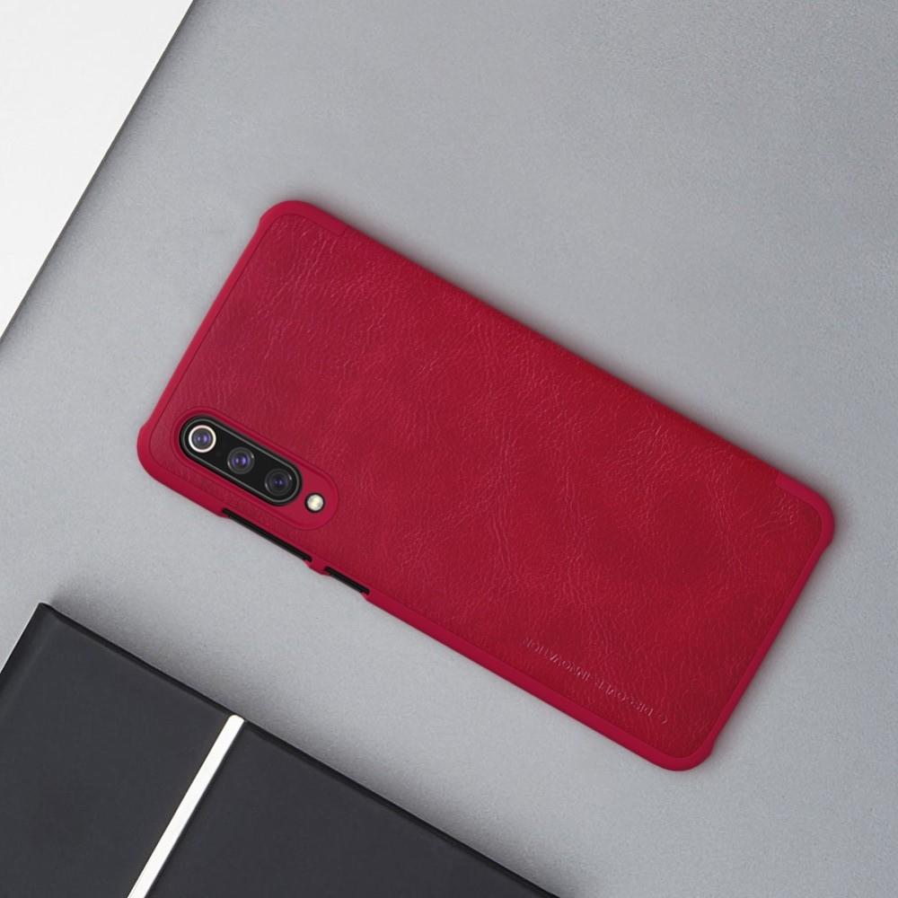 Тонкий Флип NILLKIN Qin Чехол Книжка для Xiaomi Mi 9 Красный
