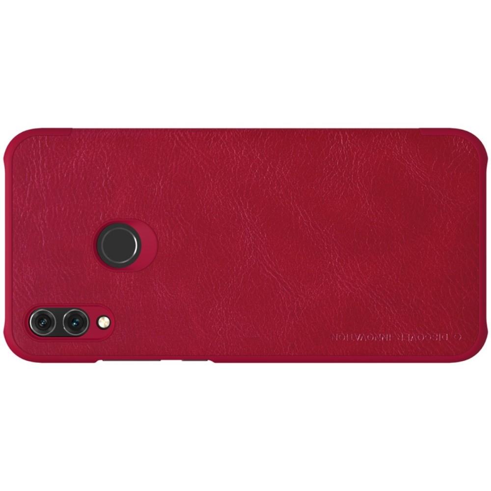 Тонкий Флип NILLKIN Qin Чехол Книжка для Xiaomi Redmi Note 7 / Note 7 Pro Красный