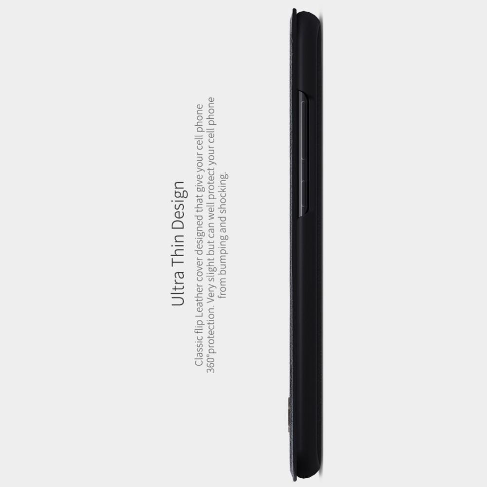 Тонкий Флип NILLKIN Qin Чехол Книжка для Xiaomi Redmi Note 7 / Note 7 Pro Черный