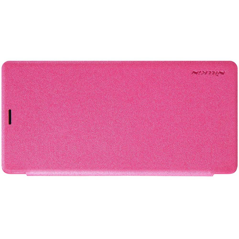 Тонкий Флип NILLKIN Sparkle Горизонтальный Боковой Чехол Книжка для Samsung Galaxy Note 9 Розовый