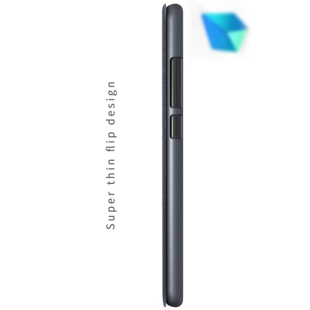 Тонкий Флип NILLKIN Sparkle Горизонтальный Боковой Чехол Книжка для Xiaomi Mi 8 Lite Серый